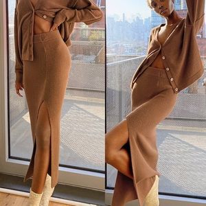 Aritzia Hush Knit Skirt